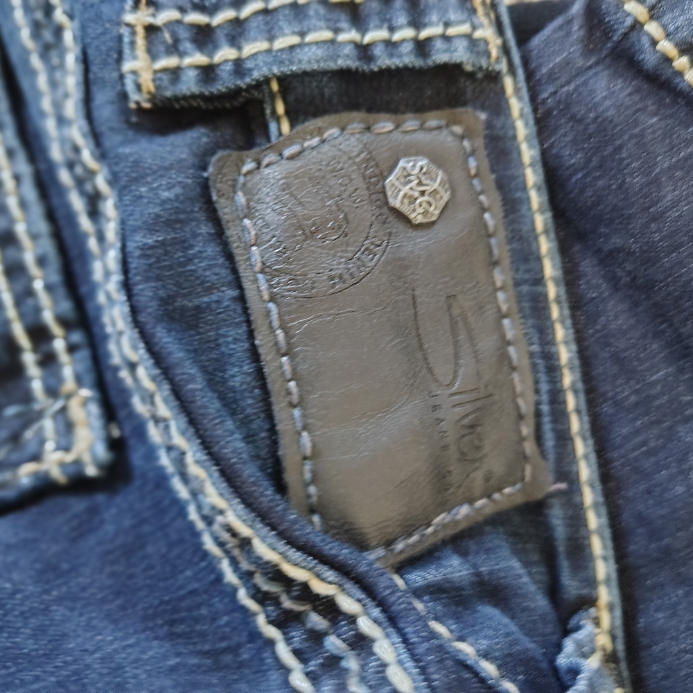 Women's Silver Blue Jeans